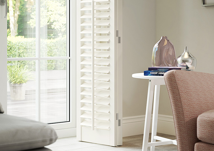 Bromley, Dairy Cream - Full Height Plantation Shutter - Image 5